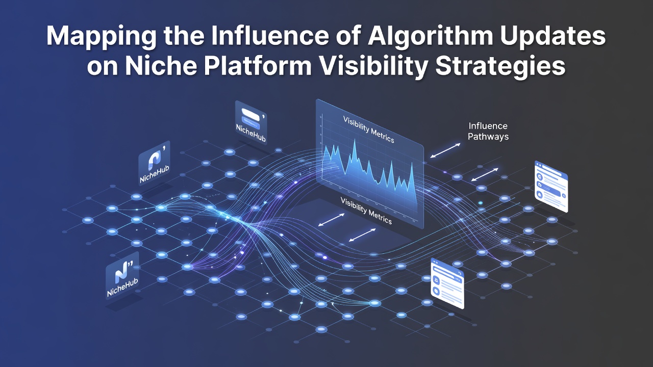 Mapping the Influence of Algorithm Updates on Niche Platform Visibility Strategies